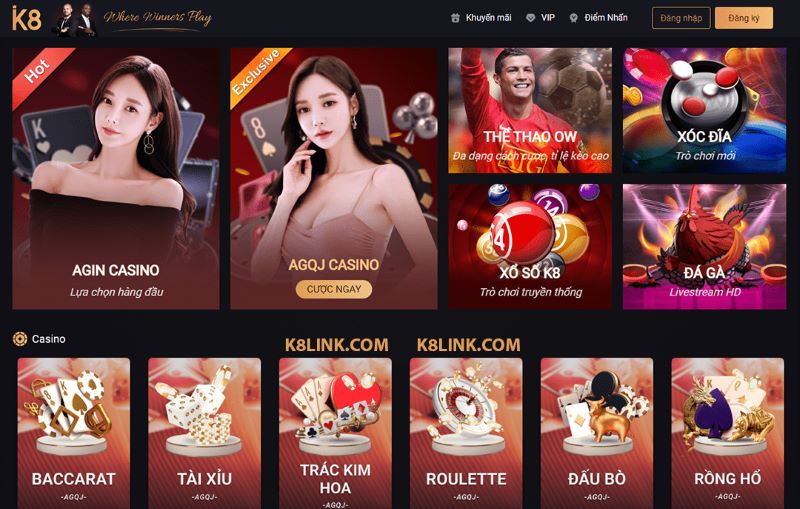 K8 là nhà cái sở hữu kho tàng game đặc sắc và hấp dẫn K8 là nhà cái sở hữu kho tàng game đặc sắc và hấp dẫn